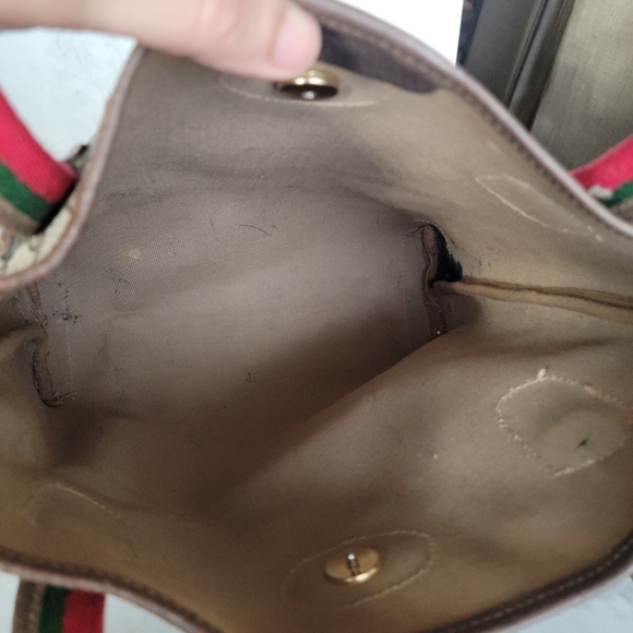 Authentic Gucci vintage GG canvas tote bag 39.02.003 (A25) - Picture 12 of 15